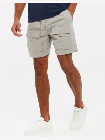 Threadbare Loose fit Trousers 'Graphite' in Grey: front