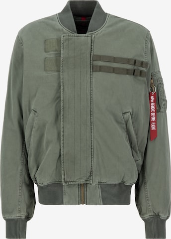 ALPHA INDUSTRIES Демисезонная куртка 'MA-1 Combat' в Зеленый: спереди
