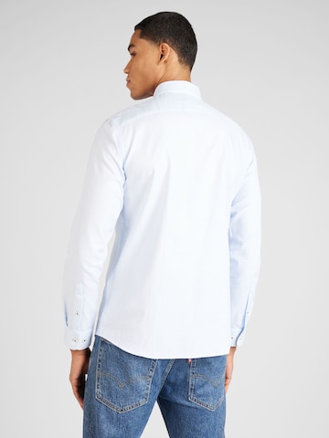 mėlyna JACK & JONES Standartinis modelis Marškiniai 'NORDIC'