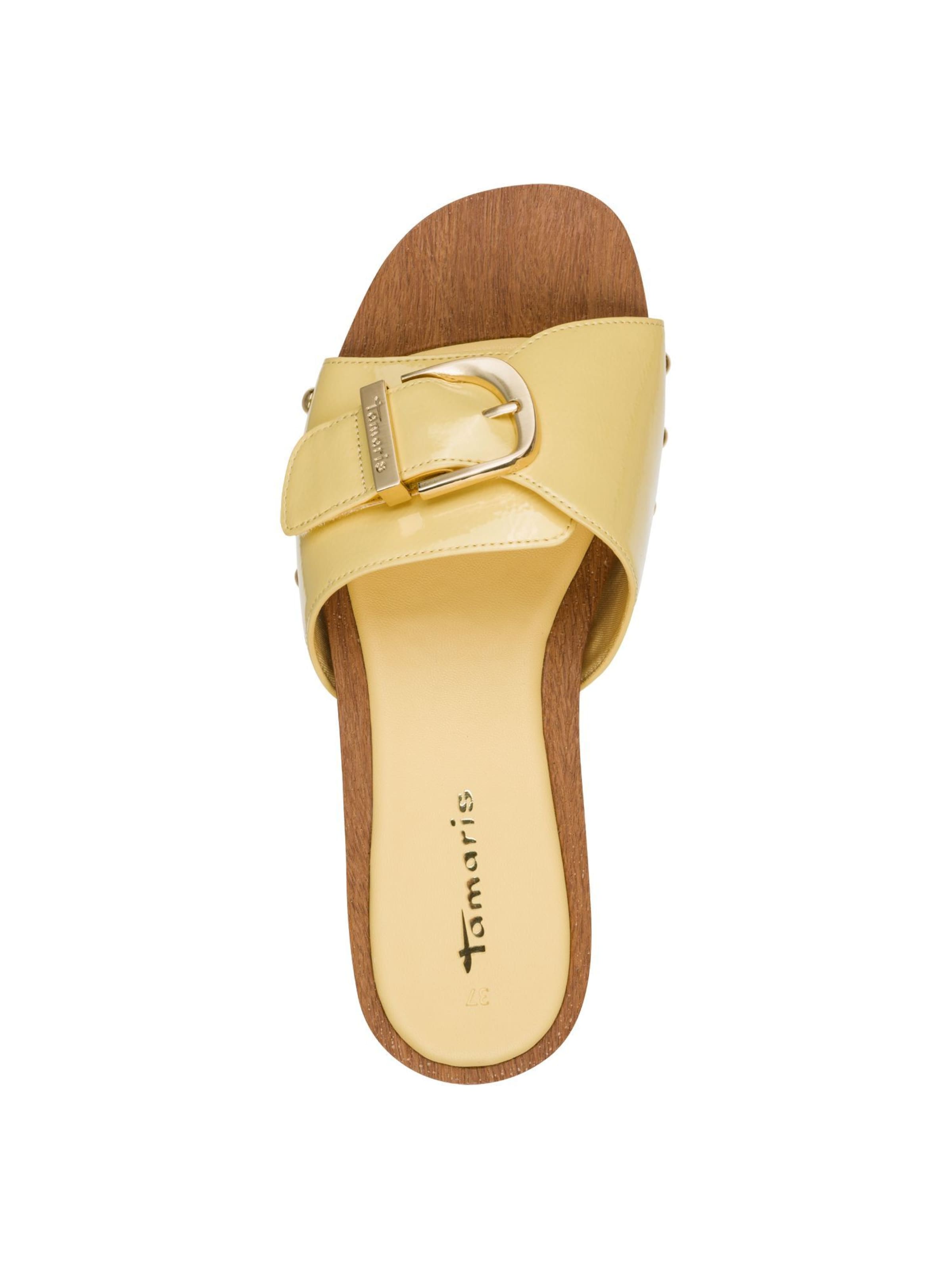 Tamaris Mules in Yellow