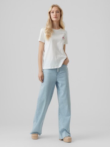 VERO MODA Shirt 'MIA FRANCIS' in Wit