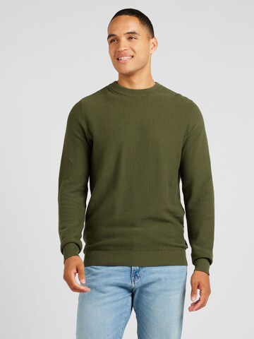 Casual Friday Sweater 'Karl' in Green: front