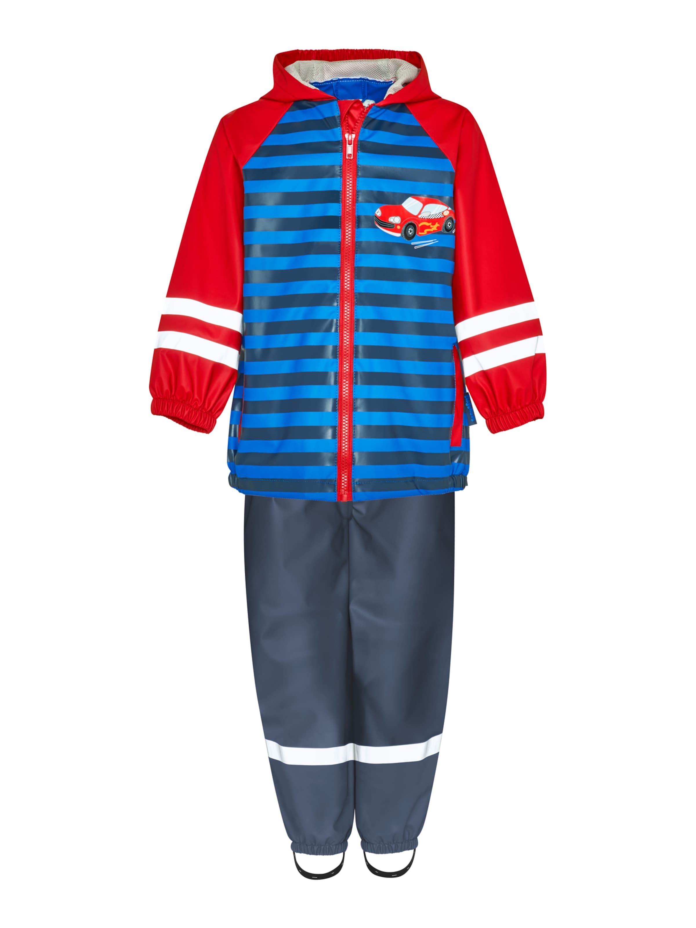 PLAYSHOES Funkční oblek 'Rennwagen' – červená: přední strana