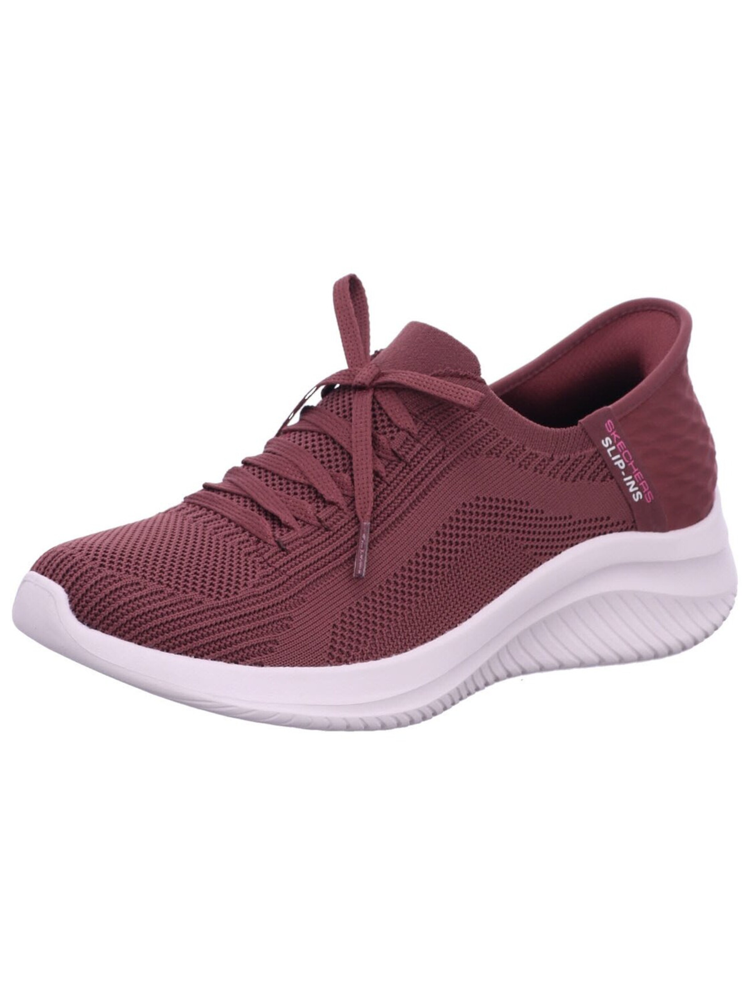 Scarpa slip-on '149710 BURG' di SKECHERS in rosso: frontale
