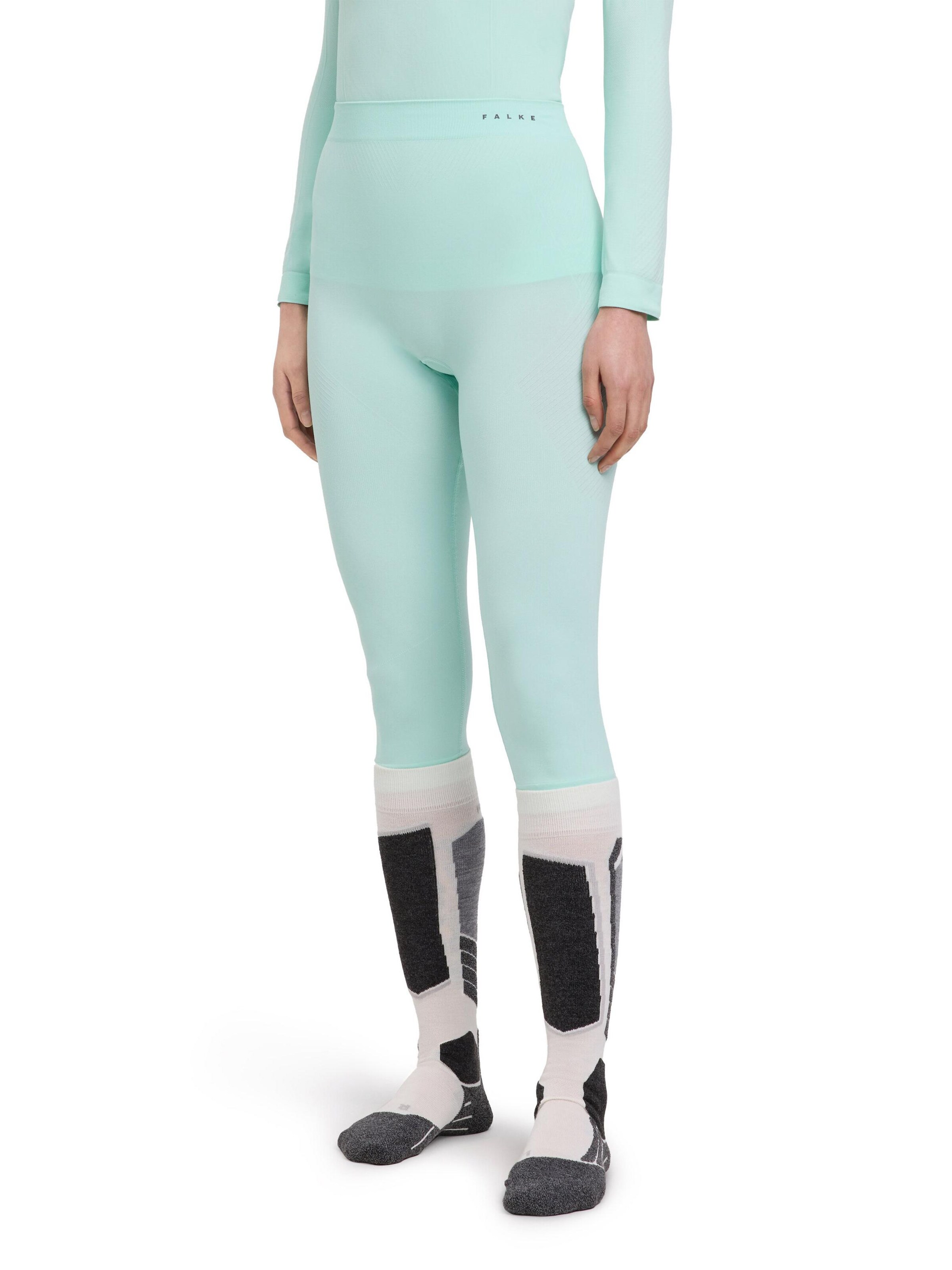 FALKE Tights '3/4' in Green: front
