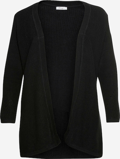 SHEEGO Cardigan en noir, Vue avec produit