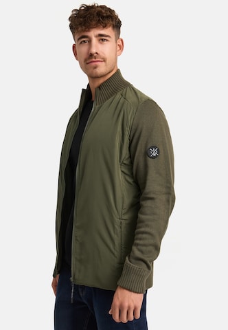 INDICODE JEANS Übergangsjacke 'Twix' in Grün