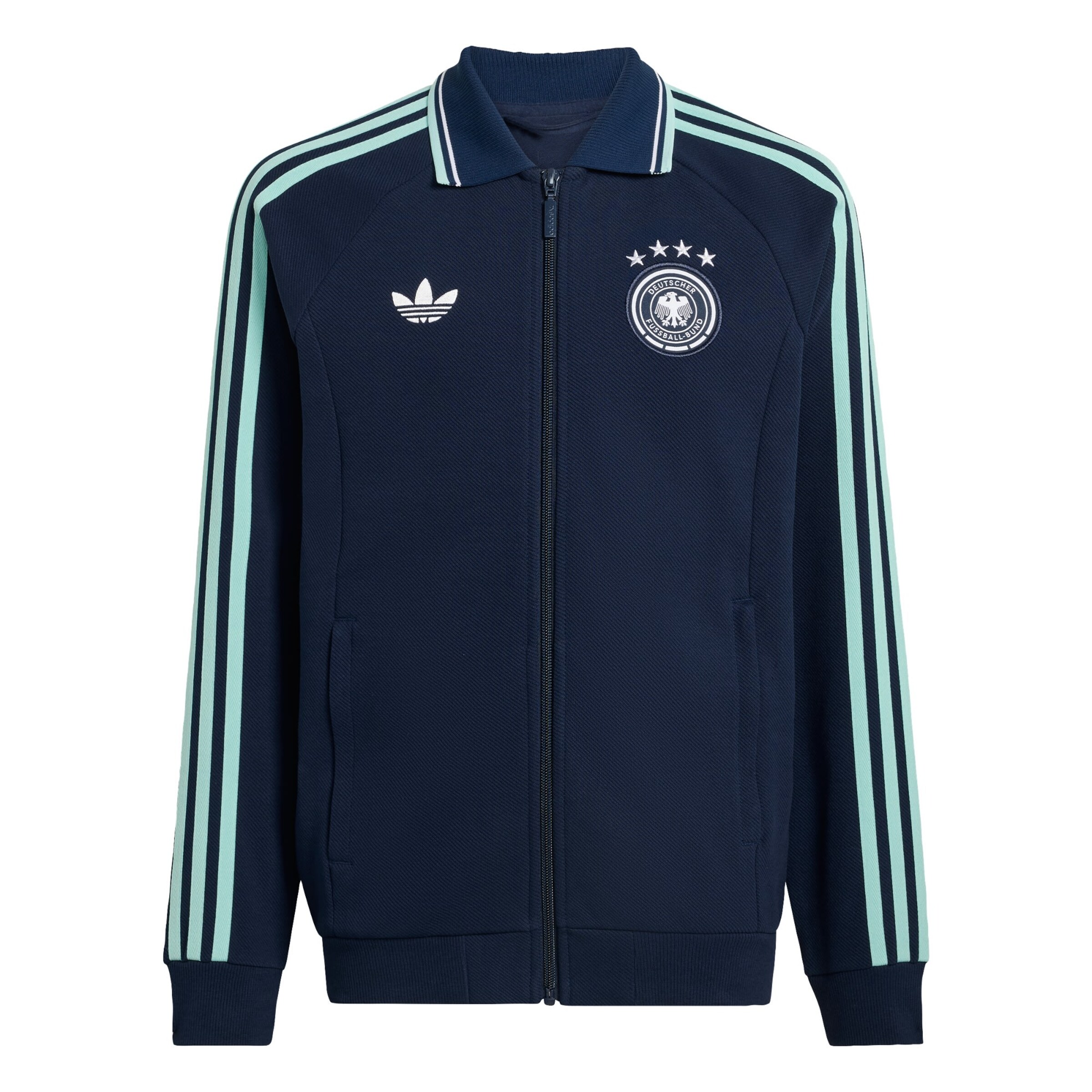 ADIDAS PERFORMANCE - Chaqueta deportiva 'Germany Away Anthem Jacket' en azul: frente