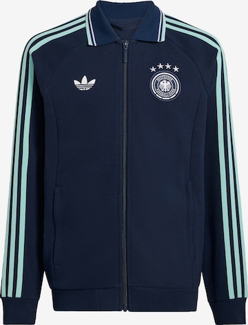 Veste de sport 'Germany Away Anthem Jacket' ADIDAS PERFORMANCE en bleu : devant