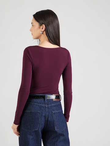 ABOUT YOU Shirt Bodysuit 'Lilia' in Red