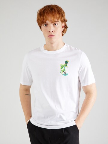 T-Shirt SCOTCH & SODA en blanc : devant