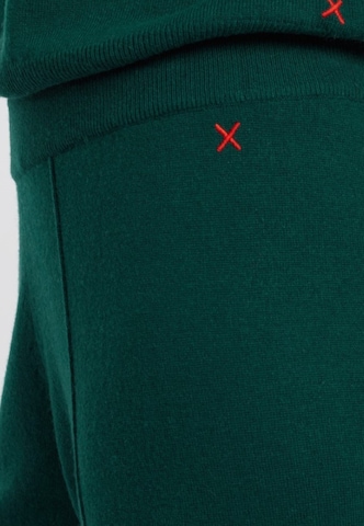 Chinti & Parker Wide Leg Bukser 'Basics' i grøn