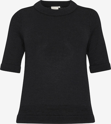 KAFFE CURVE Trui 'Evita' in Zwart: voorkant