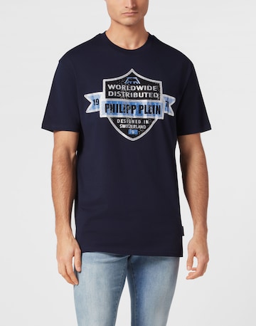 Philipp Plein Shirt 'Crest' in Blauw