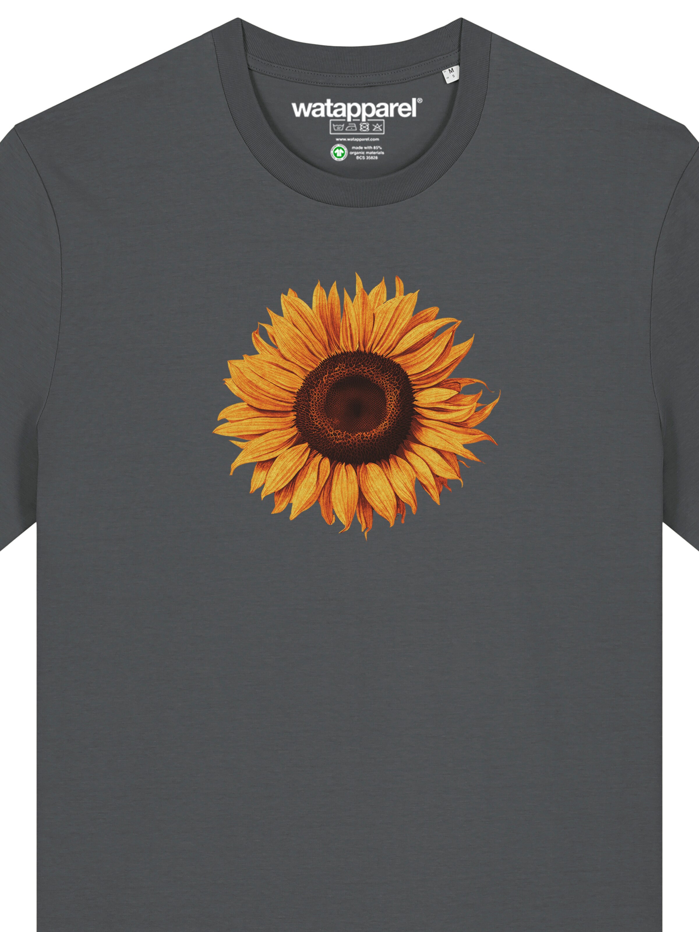 Maglietta 'Sonnenblume' di Watapparel in grigio