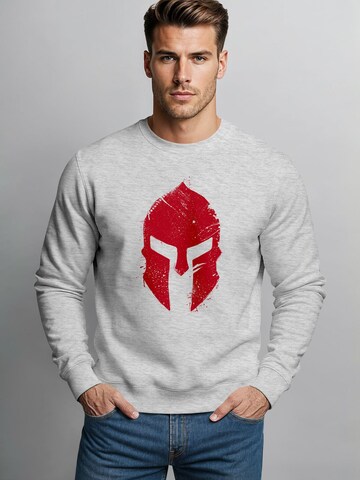 Neverless Sweatshirt 'Sparta 2'‌‌‌‌ in Grau