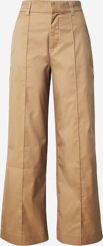 BONOBO Laiad sääred Püksid 'SLACK-SMART', värv beež: eest vaates