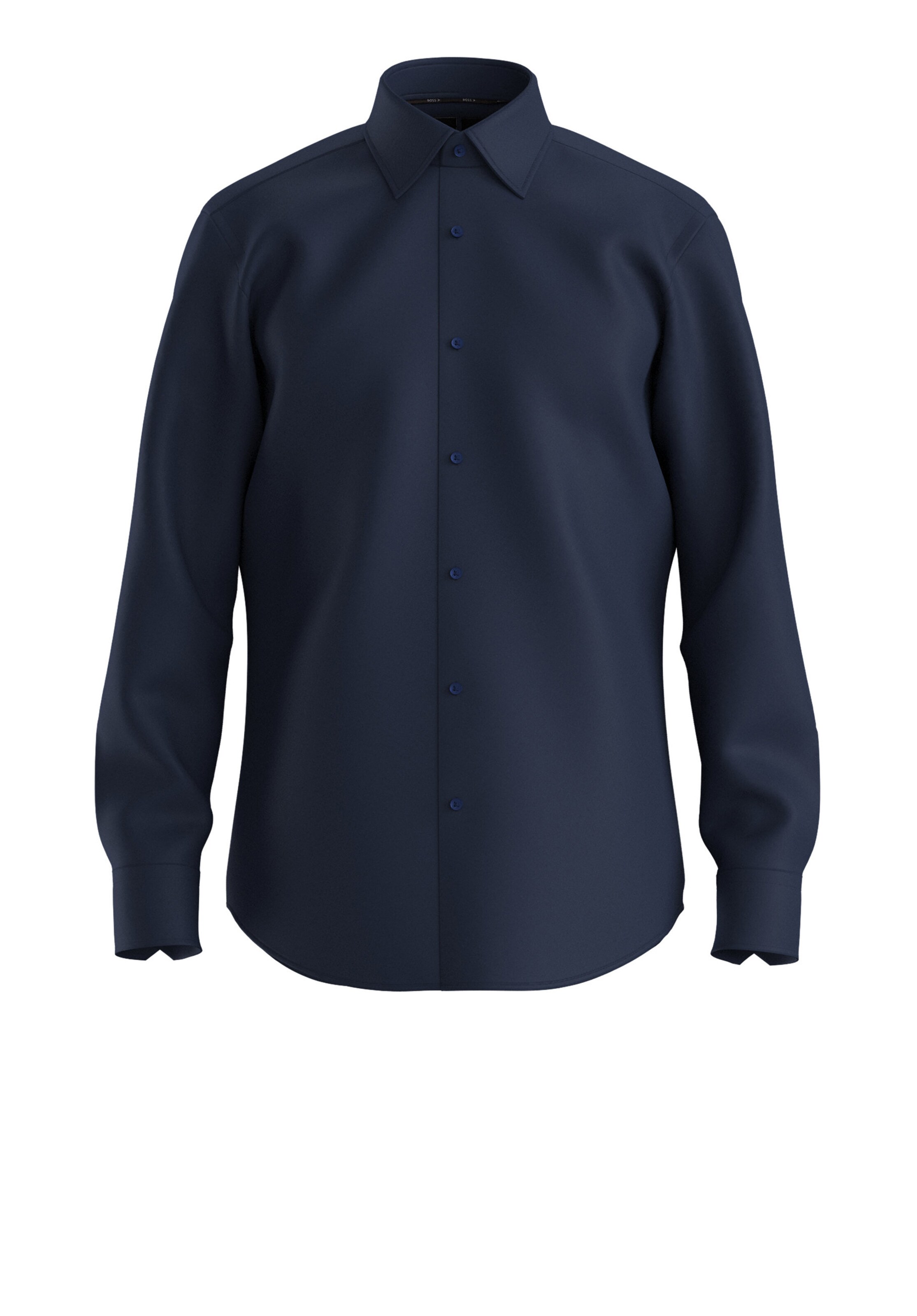 BOSS Regular Fit Businesshemd 'P-JOE' in Blau: Vorderseite