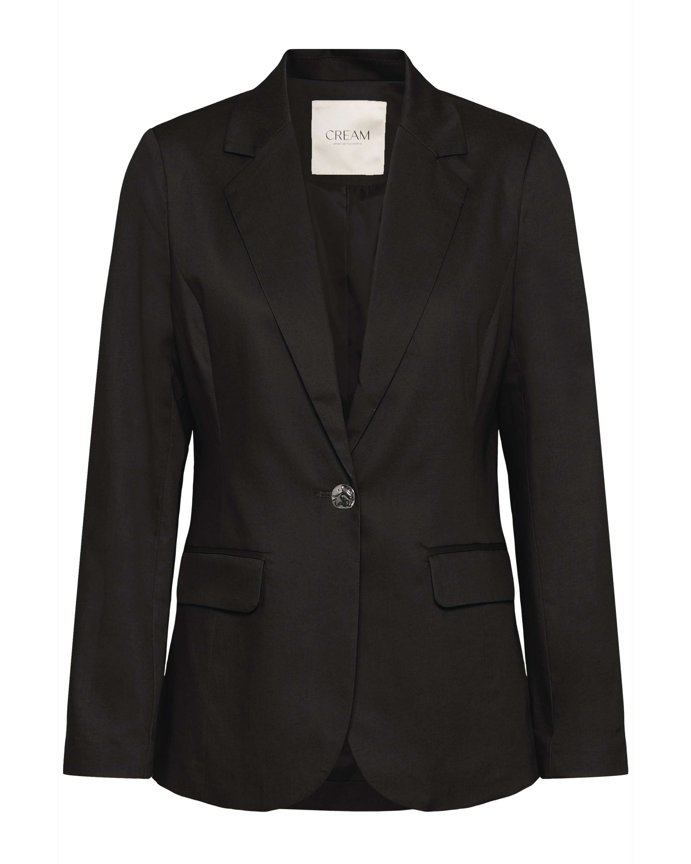 Cream - Blazer en negro: frente