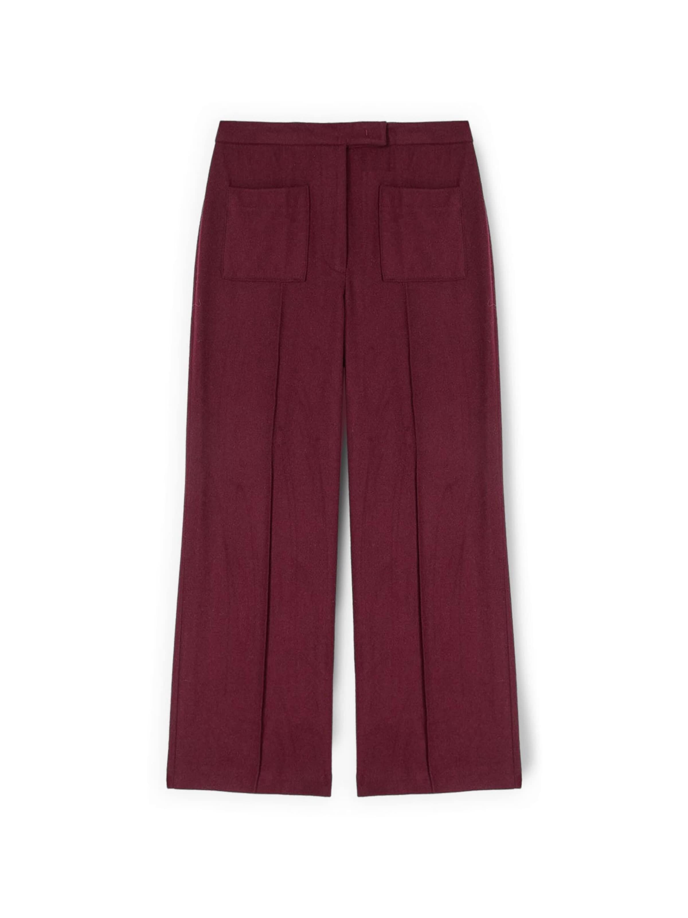 Wide Leg Pantalon MOTIVI en rouge : devant
