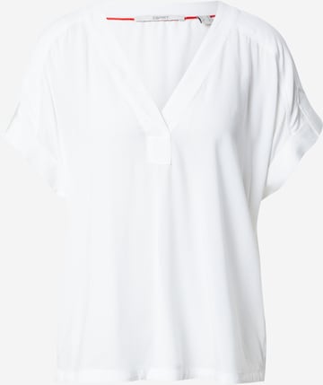 ESPRIT Blouse in Wit: voorkant