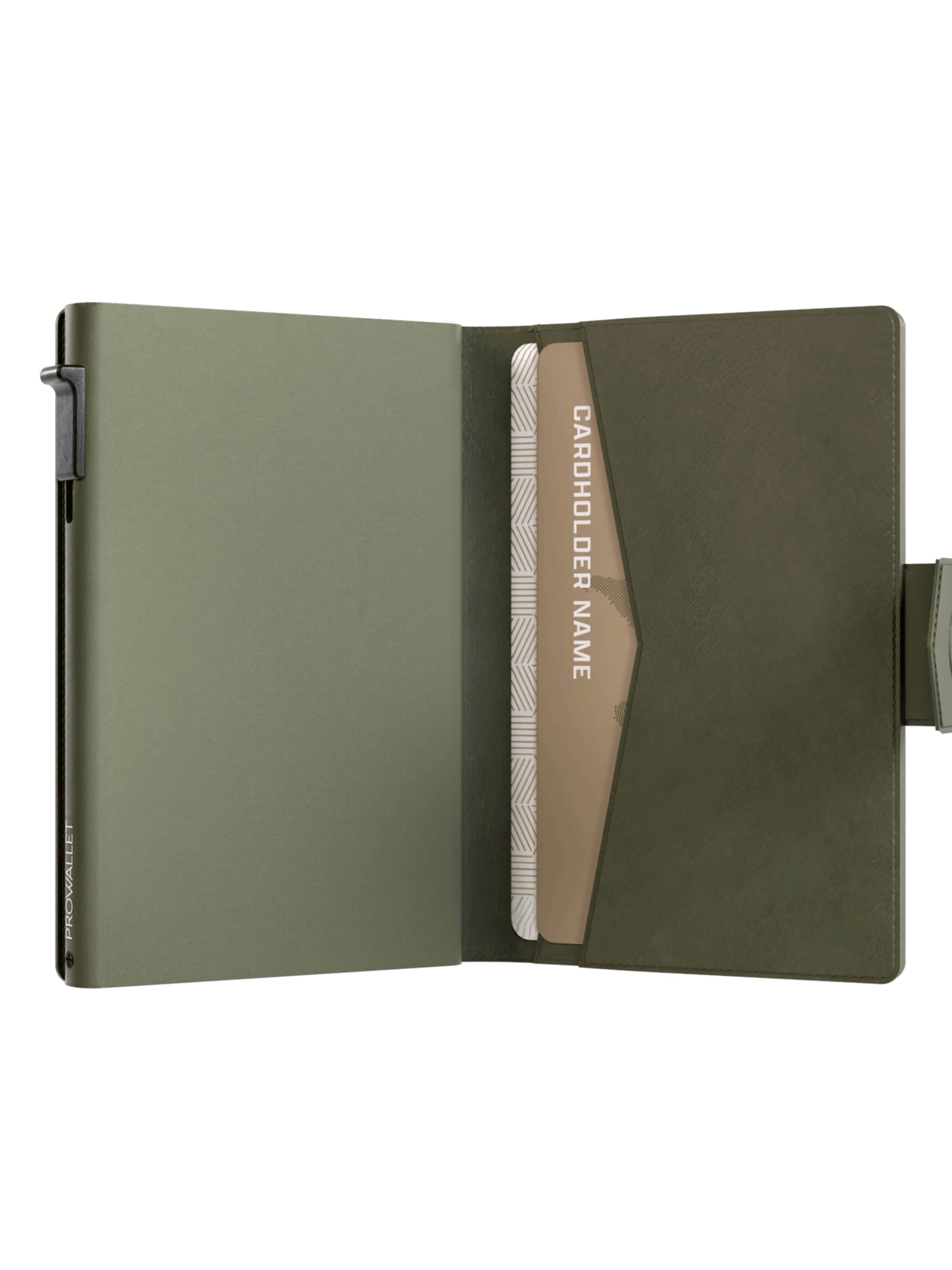 Prowallet Wallet 'Pasjeshouder Plus' in Green