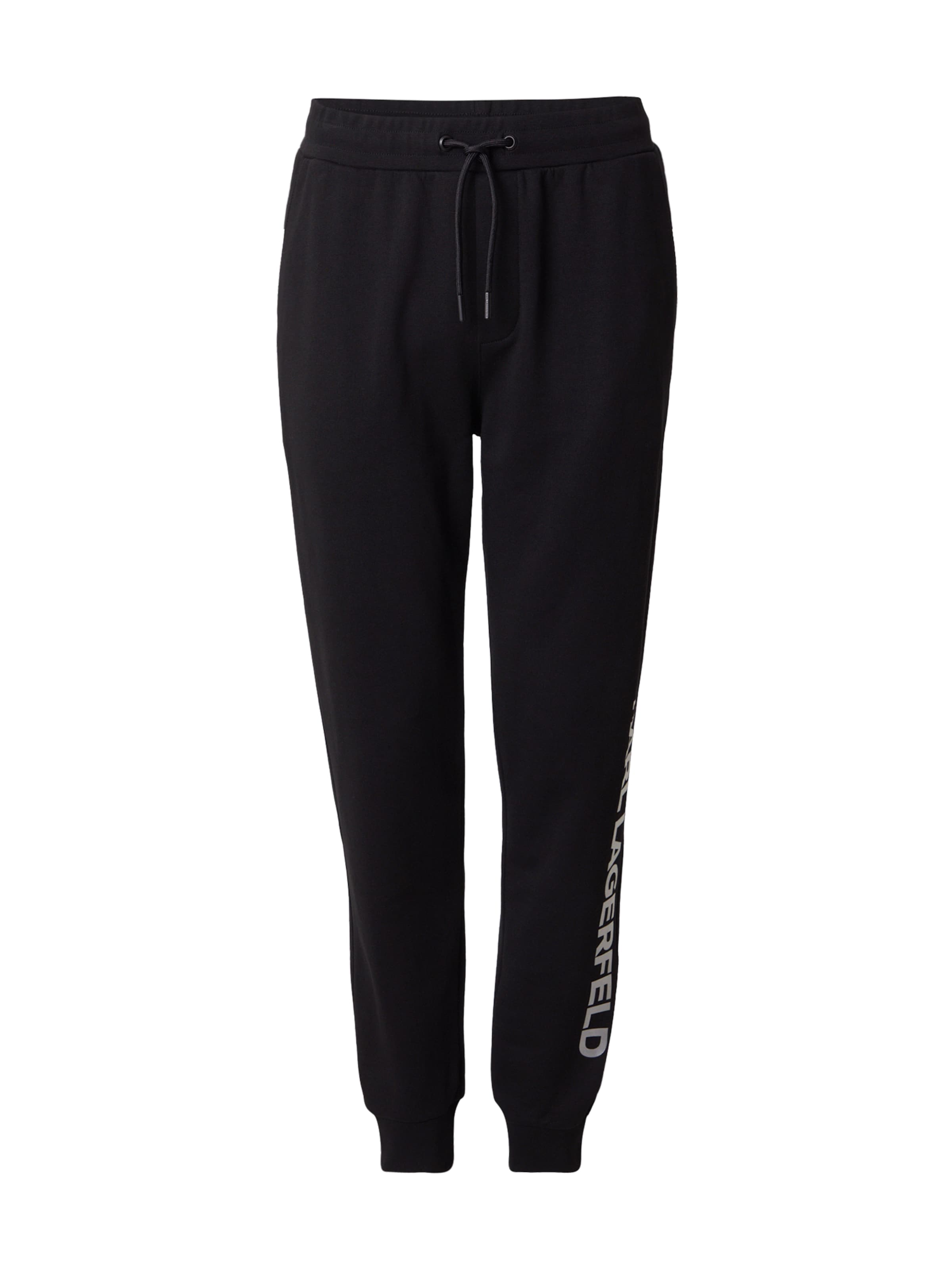 Karl Lagerfeld Конический (Tapered) Штаны в Черный: спереди