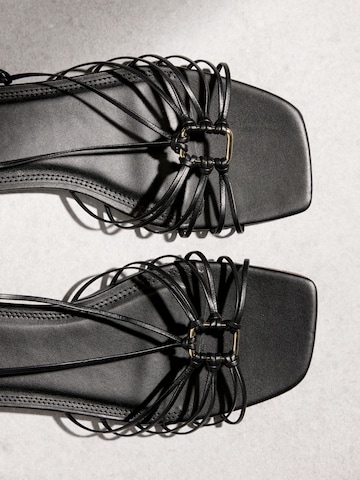 Sandales à lanières Next en noir