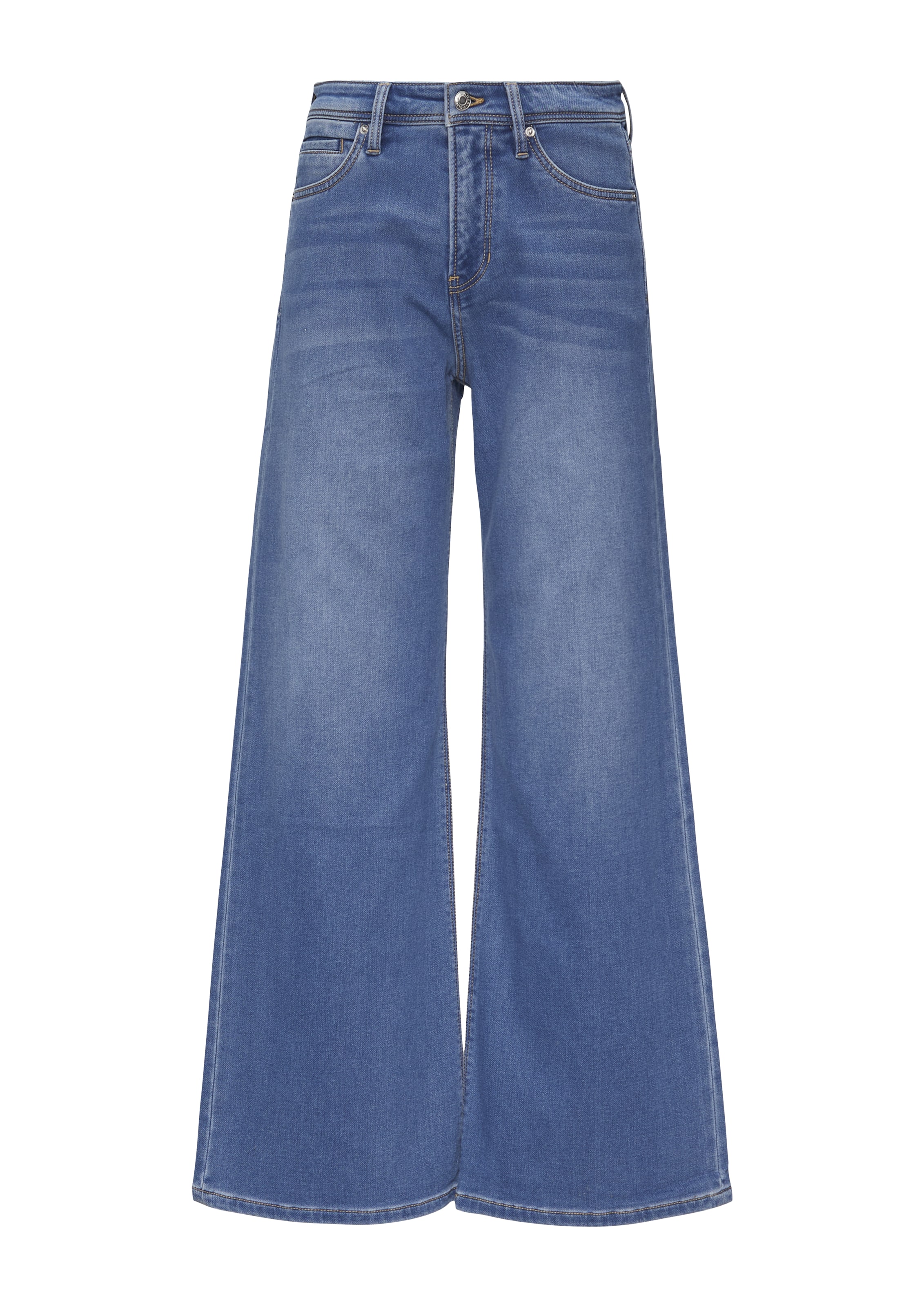 s.Oliver Wide Leg Jeans 'Suri' in Blau: Vorderseite