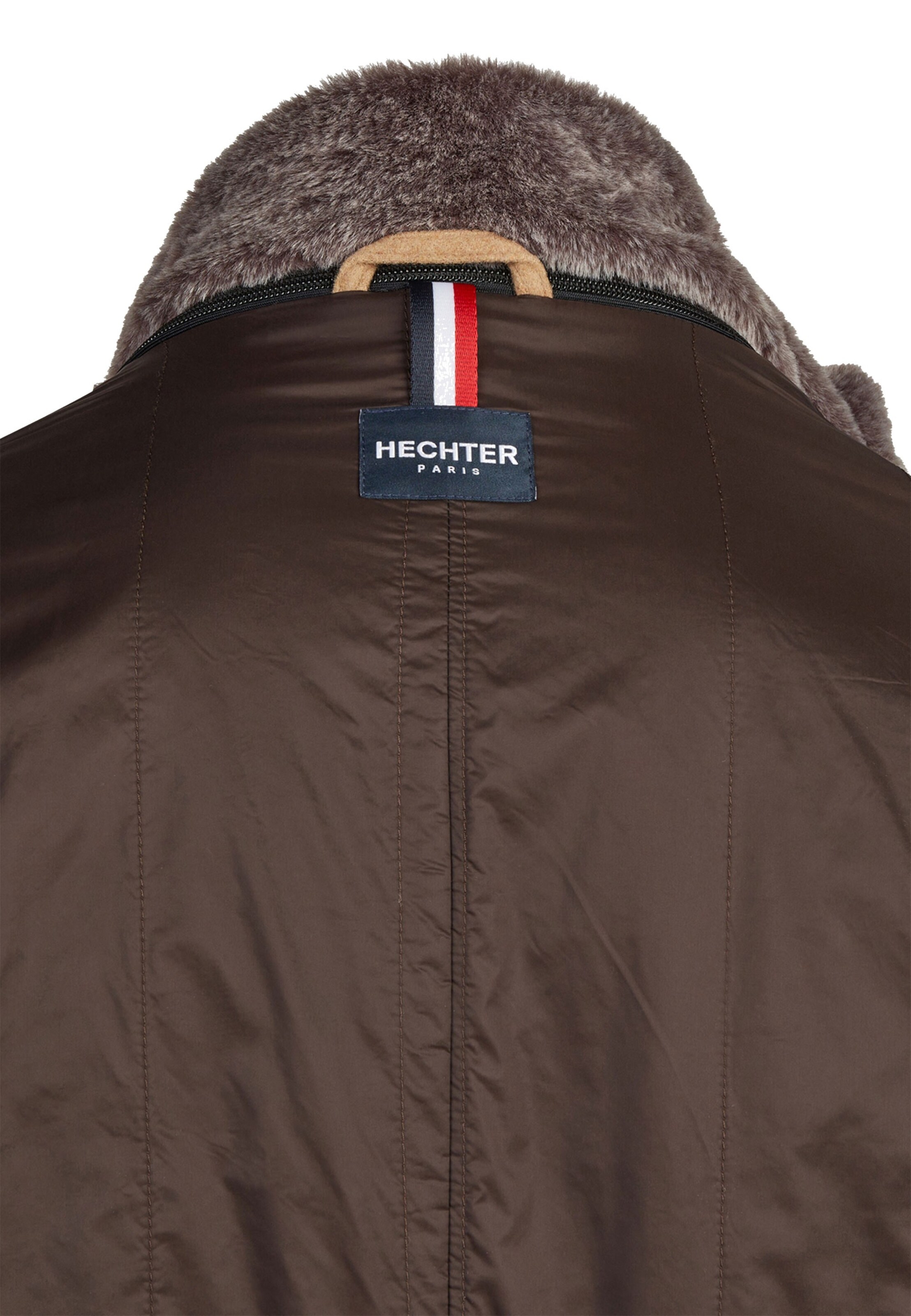 HECHTER PARIS Between-Seasons Coat 'Elegant' in Brown