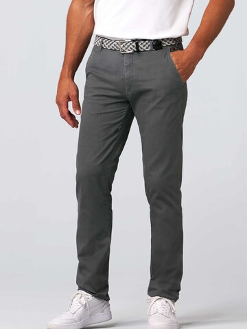 MEYER Regular Chino Pants 'Roma' in Grey