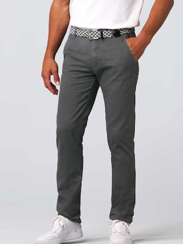MEYER Regular Chino Pants 'Roma' in Grey