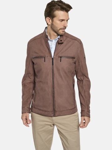 BABISTA Lederjacke in Braun: Vorderseite