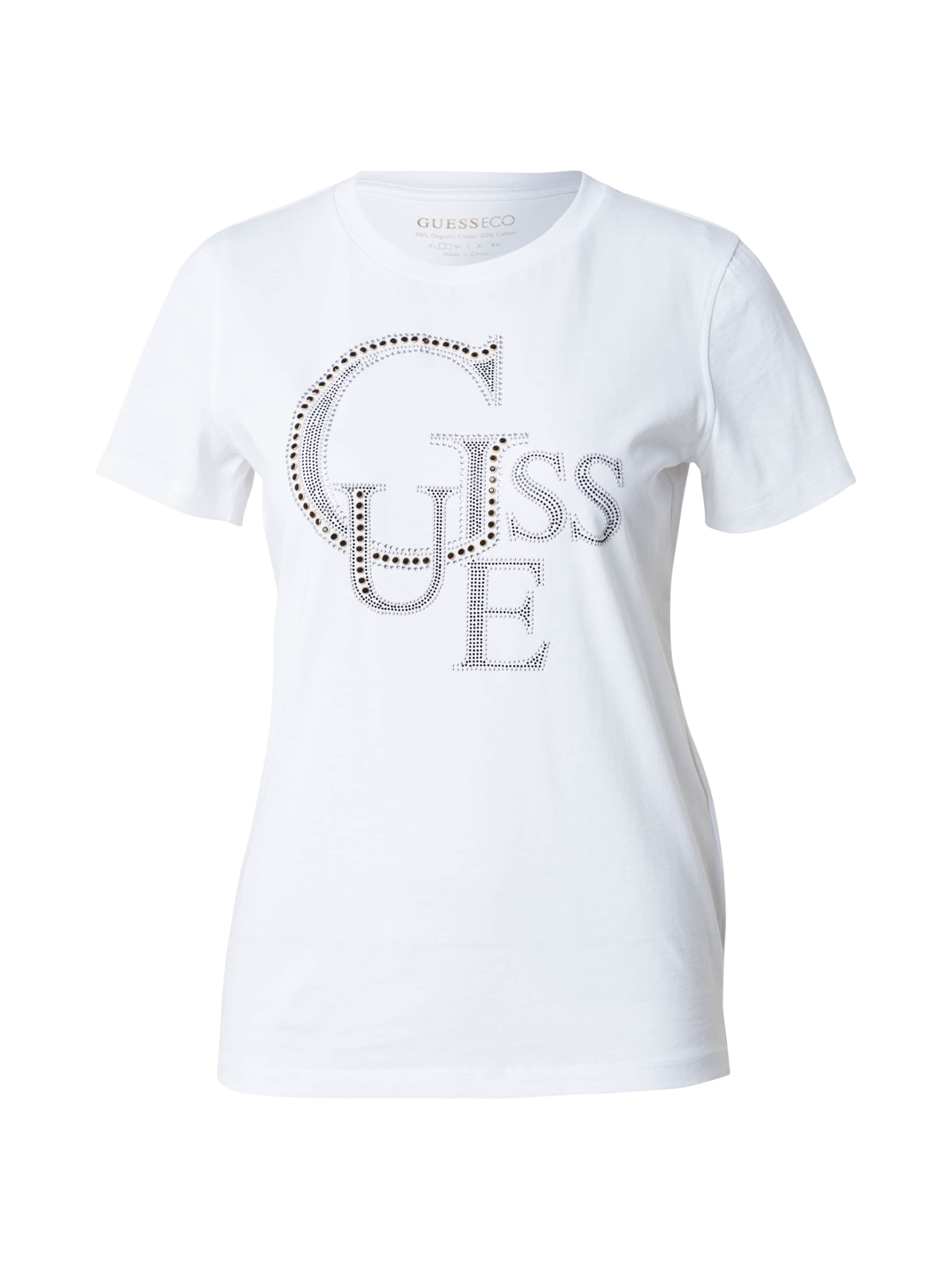 Maglietta di GUESS in bianco: frontale