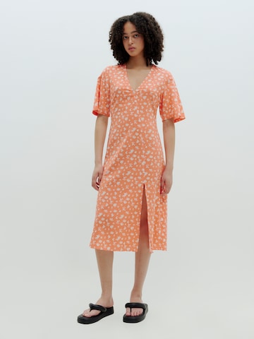 Robe 'Anna' EDITED en orange : devant