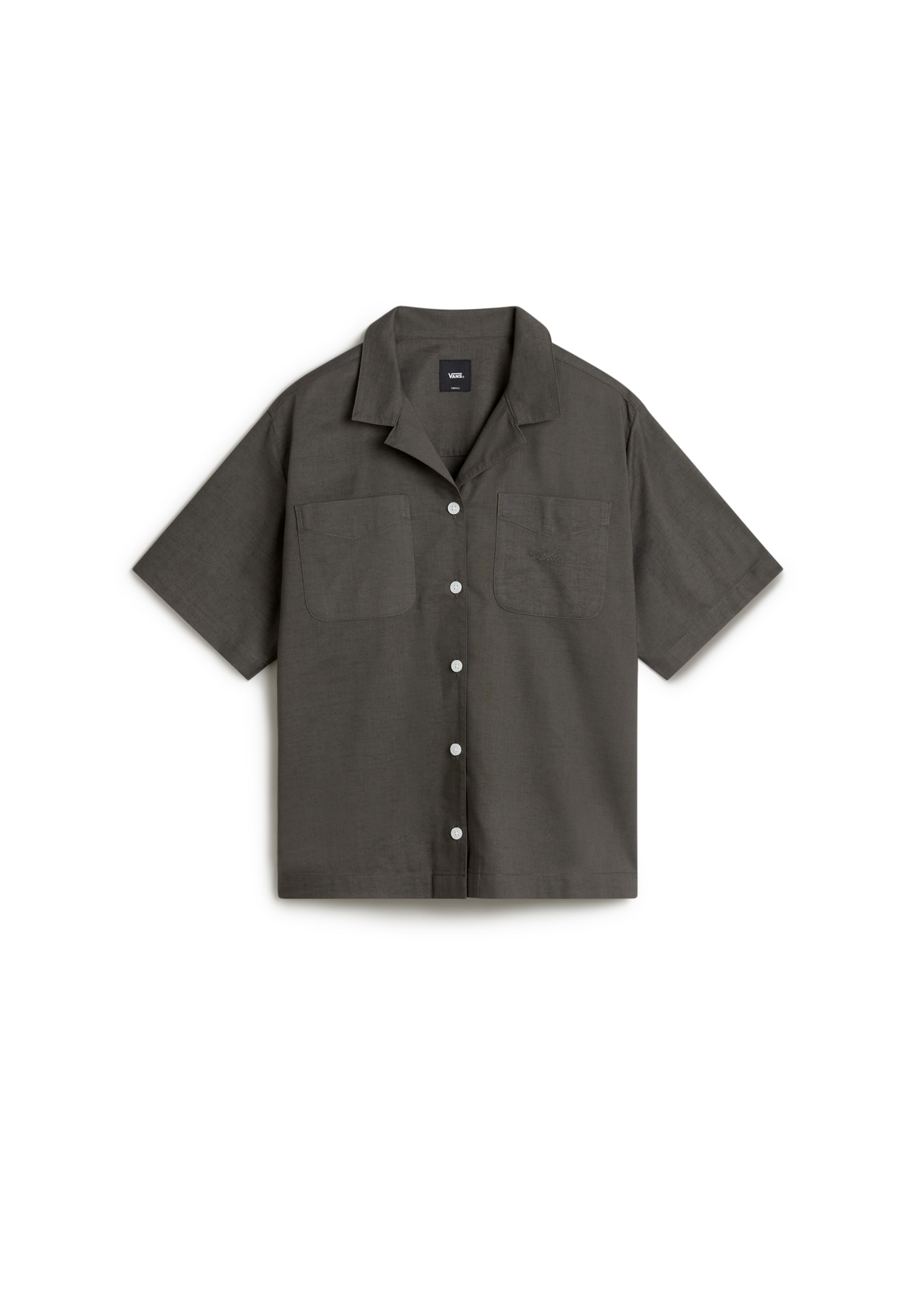 VANS - Blusa 'Cassidy Camp' en gris: frente