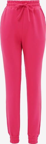 Effilé Pantalon FRESHLIONS en rose : devant