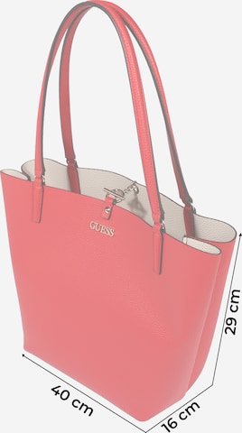 GUESS Shopper táska 'Alby' - piros
