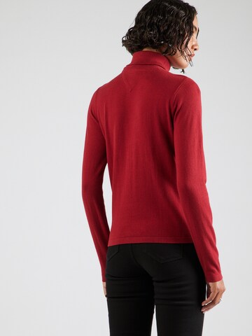Pull-over 'ESSENTIAL' Tommy Jeans en rouge
