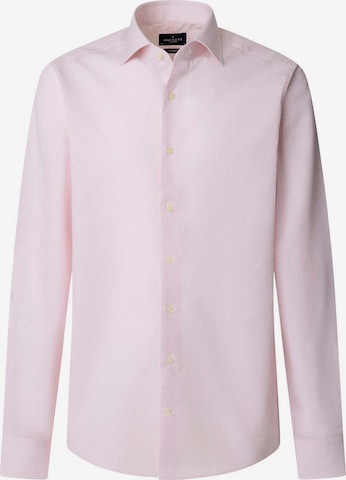 Hackett London Button Up Shirt in Pink: front