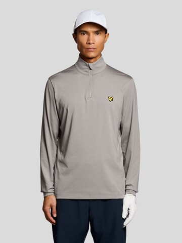 Lyle & Scott Sportsweatshirt in Grijs: voorkant