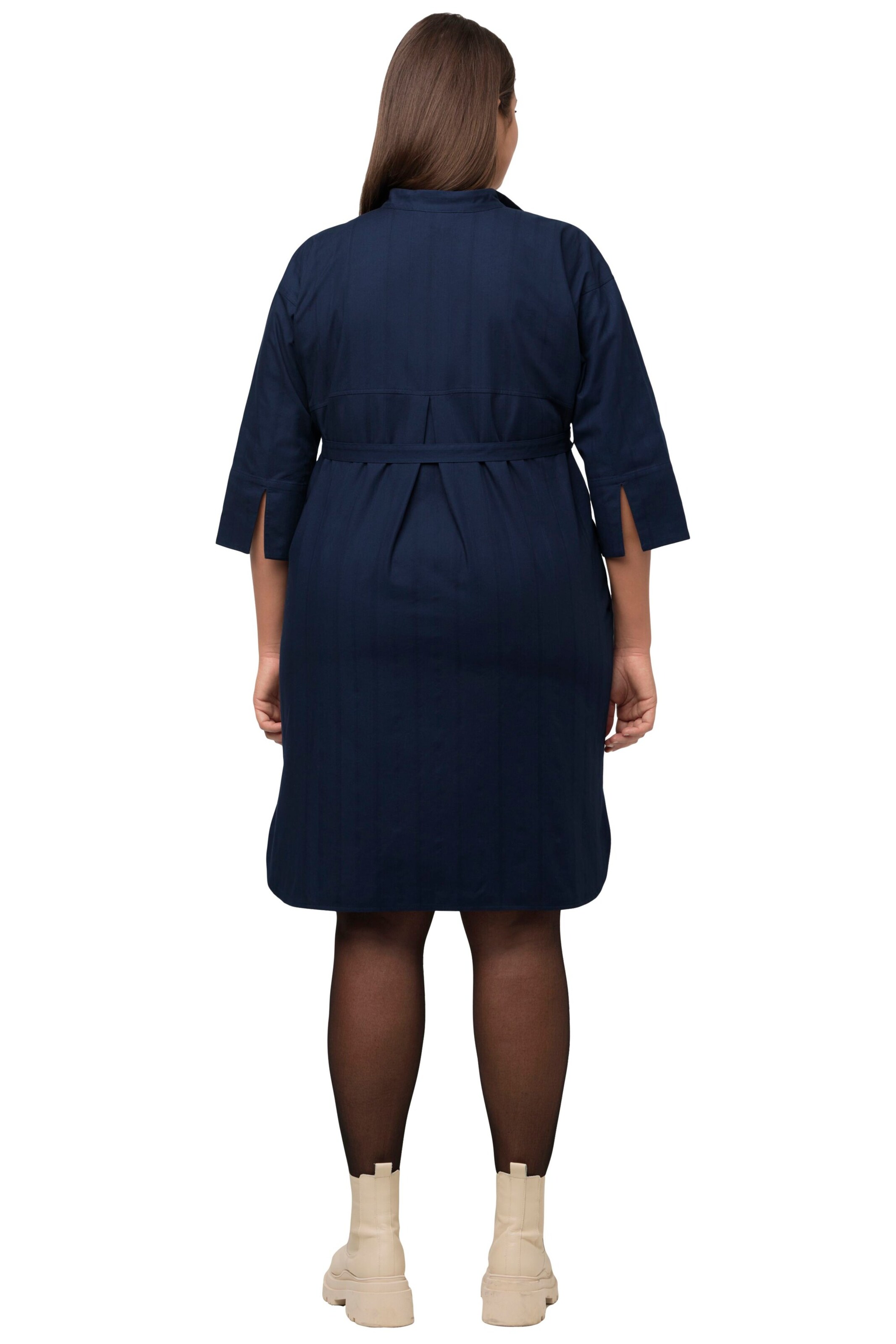 Ulla Popken Blusenkleid in Blau