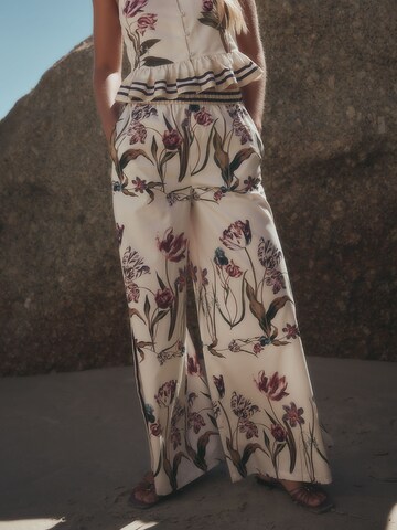 Next Wide leg Trousers in White