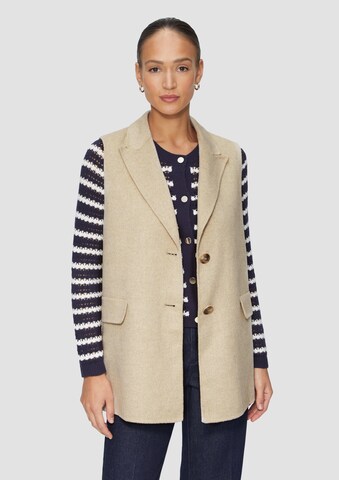 s.Oliver BLACK LABEL Bodywarmer in Beige: voorkant