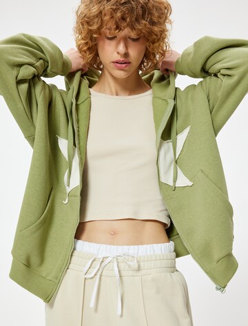 Koton Sweatvest in Groen