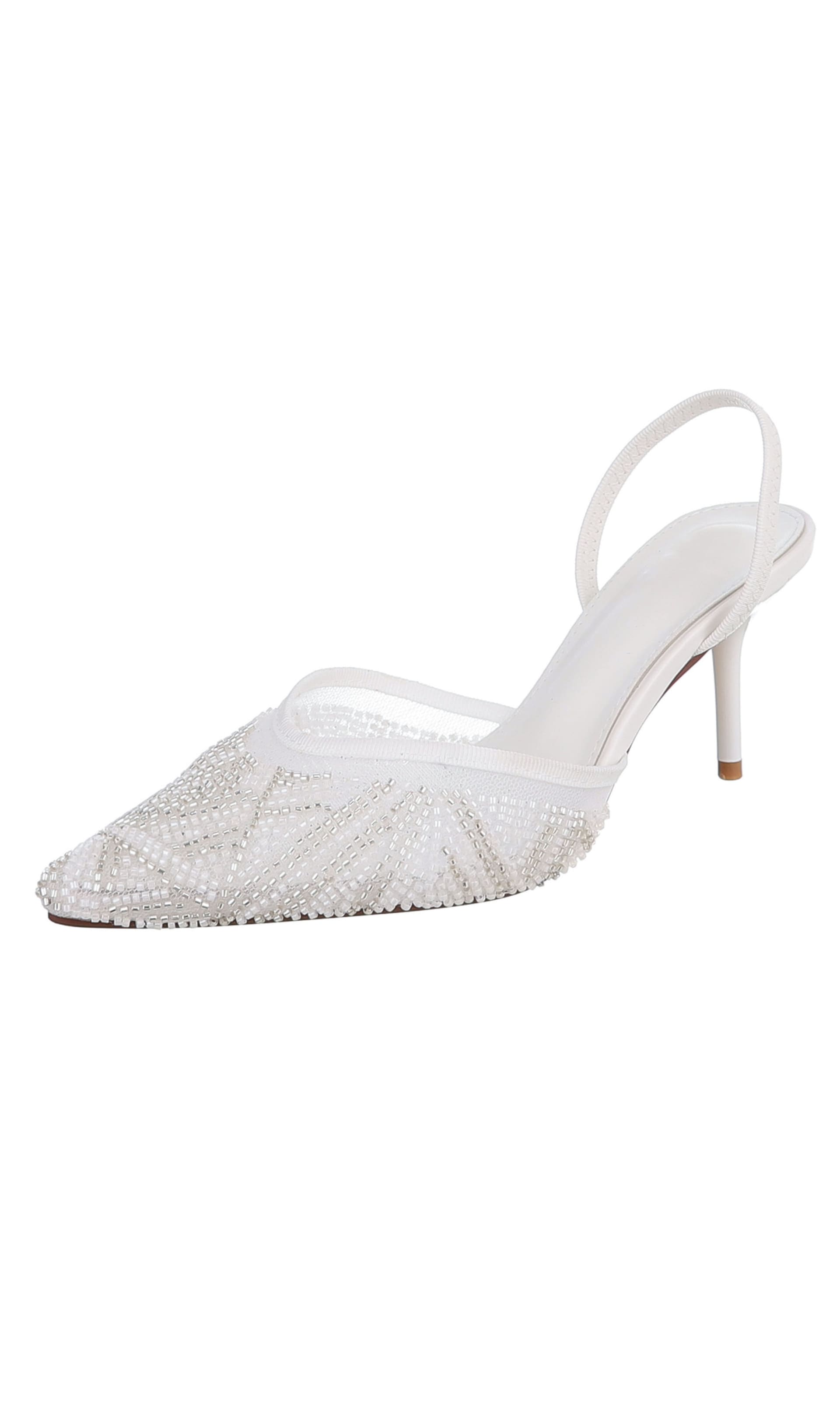 Ital-Design Slingback Pumps in 36 in Kitt / White, Item view