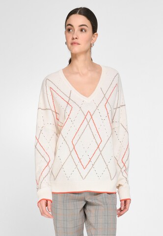 Basler Sweater in White: front