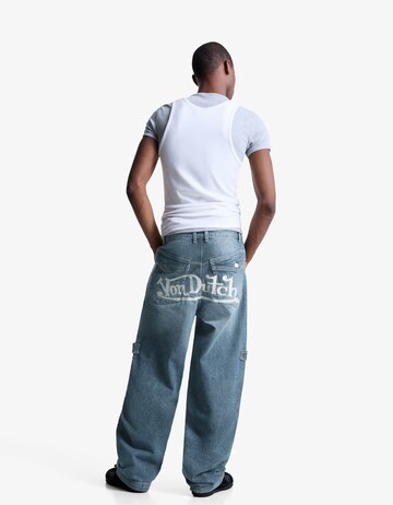 Bershka Baggy Jeans in Blue