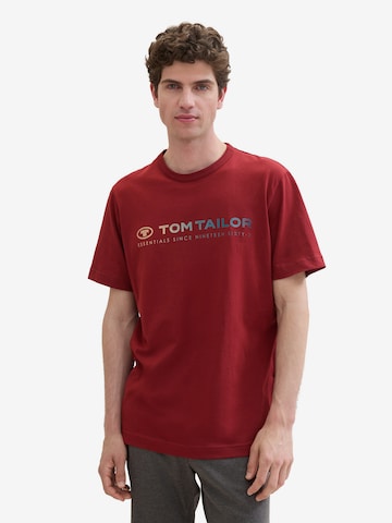 TOM TAILOR T-shirt i röd