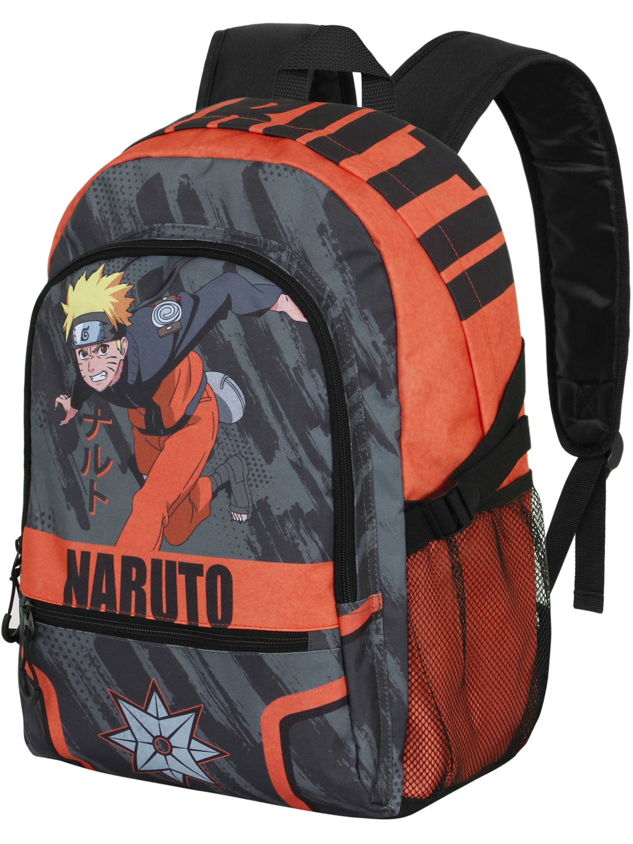 Naruto Backpack 'Shuriken' in Grey